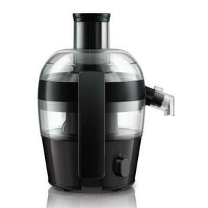 Storcator de fructe Philips Viva Collection HR1832/00, 500 W, Tehnologie Quick Clean, 1.5 L, Accesoriu anti-picurare (Negru) imagine