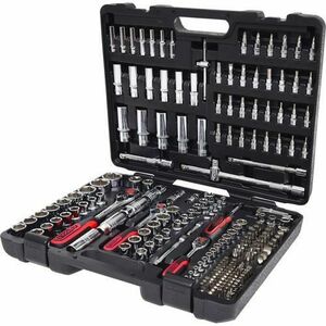 Set premium chei tubulare si biti, KS TOOLS CHROMEplus, 1/4inch, 3/8inch, 1/2inch, 195 piese imagine