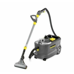 Aspirator profesional Karcher Puzzi 10/1, 1250 W, 10 L, Spalare (Gri/Galben) imagine