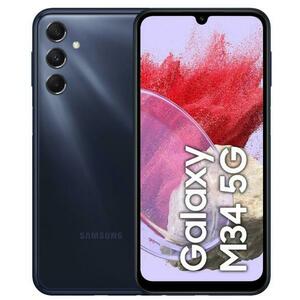 Telefon Mobil Samsung Galaxy M34 5G, Procesor Exynos 1280, Super AMOLED touchscreen 6.5inch, 6GB RAM, 128GB Flash, Camera Tripla 50+8+2MP, Wi-Fi, 5G, Dual Sim, Android (Albastru) imagine