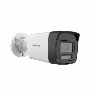 Camera supraveghere exterior HikVision DS-2CE16D0T-LTS, 2 MP, 2.8 mm, IR 30 m, lumina alba 20 m, microfon, difuzor imagine