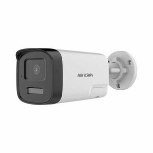 Camera supraveghere exterior HikVision DS-2CE17D0T-LTS, 2 MP, 2.8 mm, IR / lumina alba 40 m, microfon, difuzor imagine