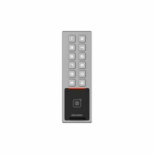 Cititor de proximitate cu tastatura Hikvision DS-K1T805MBWX, WiFi, 2.4 GHz, cod pin, cartela, bluetooth, 13.56 MHz imagine