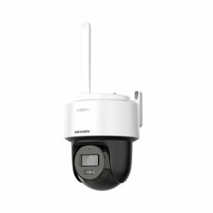 Camera supraveghere wireless IP Speed Dome PT HikVision DS-2DE2C400IWG/W, 4 MP, 2.8 mm, IR 30 m, auto-tracking, slot card, microfon, difuzor imagine