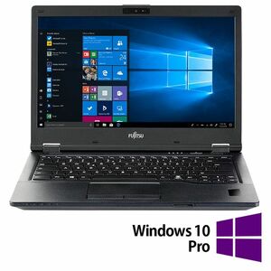 Laptop Refurbished Fujitsu LifeBook E549, Intel Core i5-8265U 1.60-3.90GHz, 8GB DDR4, 256GB SSD, 14 Inch Full HD, Webcam + Windows 10 Pro imagine