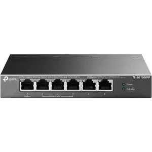 Switch TP-Link TL-SG1006PP fara management cu PoE 6x1000Mbps (3xPoE+ & 1xPoE++) imagine