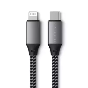 Cablu Satechi ST-TCL10M USB-C - Lightning 25cm Grey imagine