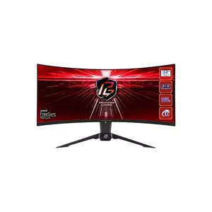 Monitor LED Asrock PG34WQ15R2B 34" Curbat UWQHD 1ms Negru imagine