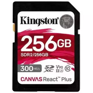 Card de memorie Kingston SDXC 256GB Canvas React Plus clasa 10 imagine