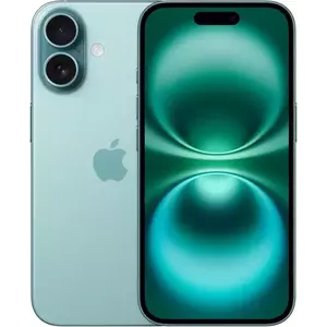 Telefon Mobil Apple iPhone 16 128GB Flash Nano SIM + eSIM 5G Teal imagine