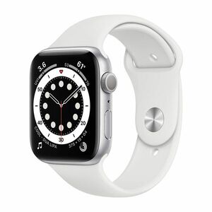 Apple Watch Series 6 2020, GPS, Aluminium 40mm N/A Silver Foarte bun imagine