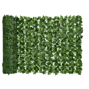 Gard 1m x 3m lungime cu frunze artificiale verde decoractiv imagine