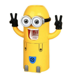 Dozator Minion pasta de dinti si suport periute imagine