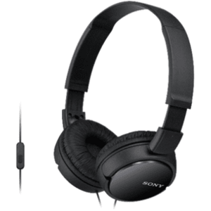 Casti audio MDRZX110APB, tip DJ cu control telefon, negru imagine