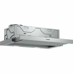 Hota incorporabila Bosch DFM064W54, Putere de absorbtie 389 mc/h, 3 trepte de putere, 60 cm, Inox imagine