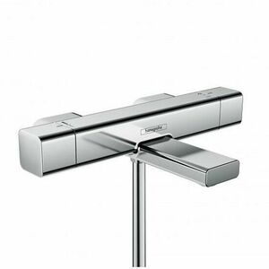 Baterie cada dus Hansgrohe termostatata, Cool Contact, Ecostat E 15774000, Crom imagine