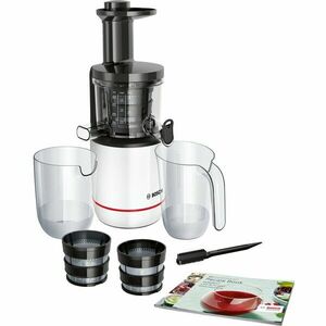 Storcator de fructe cu melc MESM500W, 150 W, 55 rpm, 2 filtre, melc din Tritan, Reverse, DripStop, alb imagine