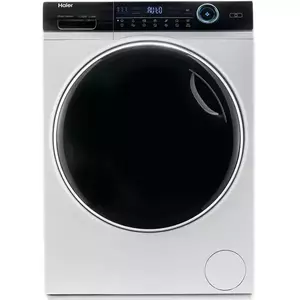 Masina de spalat cu uscator Haier HWD80-B14979-S, Motor Direct Motion, 8+5 kg, clasa A (spalare), 1400 rpm, Slim, iRefresh, ABT, Drum light, Dual Spray, Pillow Drum, display Led cu Touch control, Smart Detecting, alba - usa neagra imagine