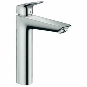 Baterie lavoar monocomanda inalta, fara ventil, Hansgrohe Logis 190, crom imagine