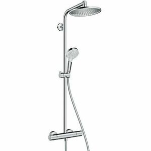 Sistem de dus fix si mobil cu baterie termostat HANSGROHE seria CROMETTA S 240 1JET imagine