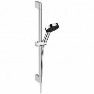 Set de dus, cu para bara 65 cm si furtun Relaxation, crom, Hansgrohe Pulsify Select imagine