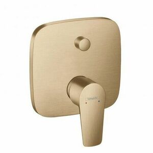 Baterie cada dus monocomanda, montaj incastrat, bronz satinat, Hansgrohe Talis E imagine