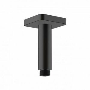 Brat de dus cu montaj pe tavan 100 mm, negru mat (matt black), Hansgrohe Vernis Shape imagine