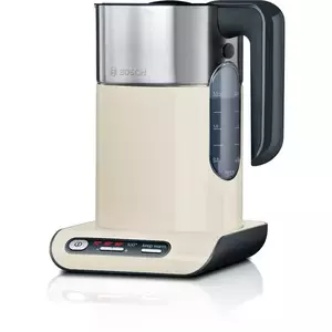 Fierbator de apa Bosch TWK8617P, 1.5 L, 2400 W, filtru anti-calcar, Bej imagine