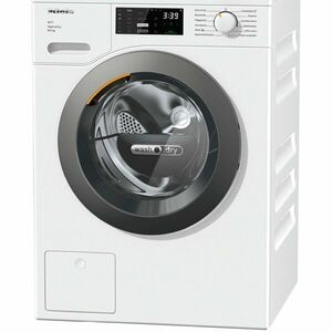 Masina de spalat rufe cu uscator Miele WTD160WCS, Spalare 8 kg, Uscare 5 kg, 1600 rpm, Clasa A, TwinDos, QuickPower, Alb imagine