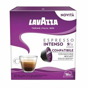 Cafea capsule Lavazza Espresso Intenso, compatibile Dolce Gusto, 16x8gr imagine