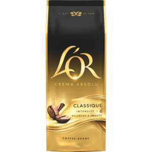 Cafea boabe L'OR Crema Absolu Classique, 1 kg imagine