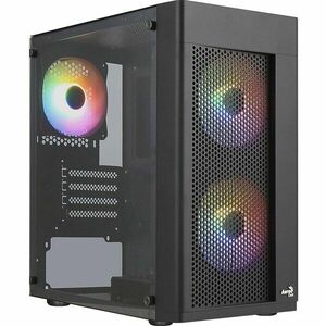 Carcasa HEXFORMBKV2 Micro ATX, 3 Fans FRGB Black imagine