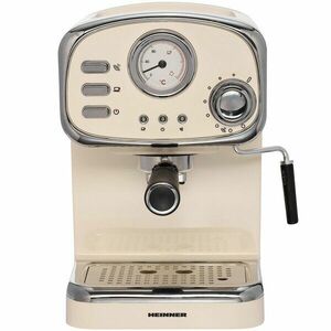 Espressor Heinner HEM-1100CR, 1100 W, 15 Bar, 1.25 L, Crem imagine