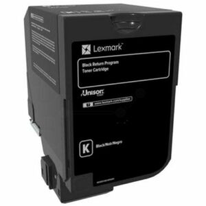 LEXMARK 74C2HKE TONER CARTRIDGE BLACK imagine