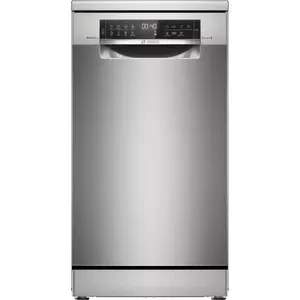 Masina de spalat vase Bosch SPS6YMI14E, 10 seturi, 8 programe, Home Connect, AquaStop, PerfectDry, Clasa B, 45 cm, Inox imagine