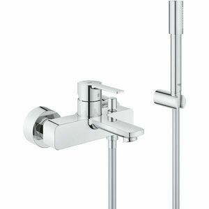 Sistem de cada Grohe Lineare, monocomanda, cartus ceramic, aerator, para dus inclusa, diverter, limitator temperatura, crom imagine