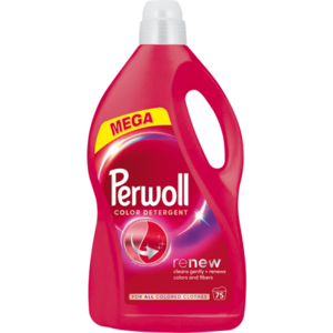 Detergent lichid pentru rufe Perwoll Renew Color, 75 spalari, 3750 ml imagine