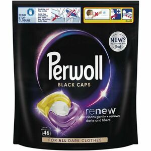 Detergent de rufe capsule Perwoll Renew Black, 46 spalari imagine