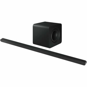 Soundbar Samsung HW-S800D, 3.1.2, 330W, Bluetooth, Wi-Fi, Subwoofer wireless, Dolby Atmos, Negru titan imagine