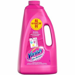 Solutie pentru indepartarea petelor Vanish Pink, 4L imagine