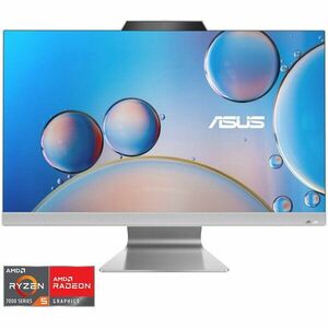 Sistem All-in-One Asus F3702WFAT cu procesor AMD Ryzen™ 5 7520U pana la 4.30 GHz, 27, Full HD, 16GB DDR5, 512GB SSD, AMD Radeon™ 610M, No OS, Alb imagine