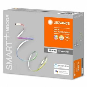 Banda LED Ledvance SMART+ FLEX MULTICOLOR, WiFi technology, 8.5W, 220-240V, IP20, temperatura culoare reglabila cald-rece (2000-6500K), 550 lumeni, 2metri imagine