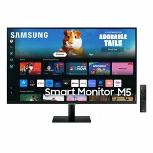 Monitor SMART SAMSUNG, TV Experience, LS27DM500EUXDU, 27, 4ms, Full HD, Alb, HDR10, HDMI imagine