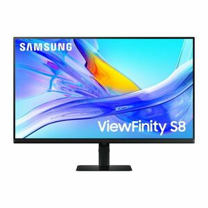 Monitor LED Samsung ViewFinity S8 LS32D800UAUXEN, 32, 4K, 60 Hz, HDR10, incarcare USB, negru imagine