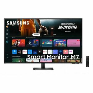 Monitor LED Samsung Smart M7, 43, UHD 3840x2160, 4ms GTG, Black imagine