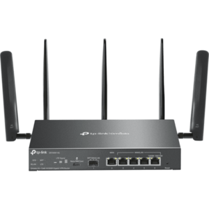 Router VPN Wireless TP-LINK ER706W-4G, AX3000, Multi-WAN, 4G+ Cat6, Omada Mesh, Wi-Fi 6 imagine