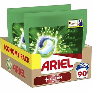 Detergent de rufe capsule Ariel All in One PODS +Extra Clean Power, 90 spalari imagine