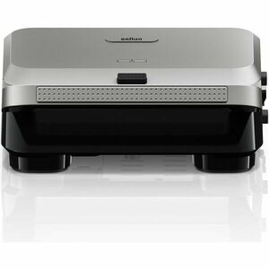 Sandwich-maker BRAUN SM5005, 800W, 2 seturi placi detasabile, invelis antiaderent premium, argintiu-negru imagine