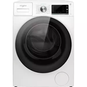 Masina de spalat rufe Whirlpool Supreme Silence W6XW845WBEE, 8 kg, 1400 rpm, Clasa B, Al 6-lea Simt, Motor Zen Direct Drive, FreshCare+, Steam Refresh, Steam Hygiene, Display LCD, Alb imagine