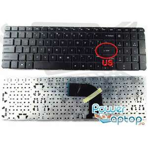 Tastatura HP Pavilion DV7 7070CA layout US fara rama enter mic imagine